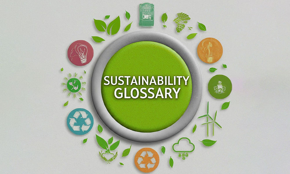 Glossary for Sustainability